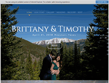 Tablet Screenshot of brittanyandtim.net